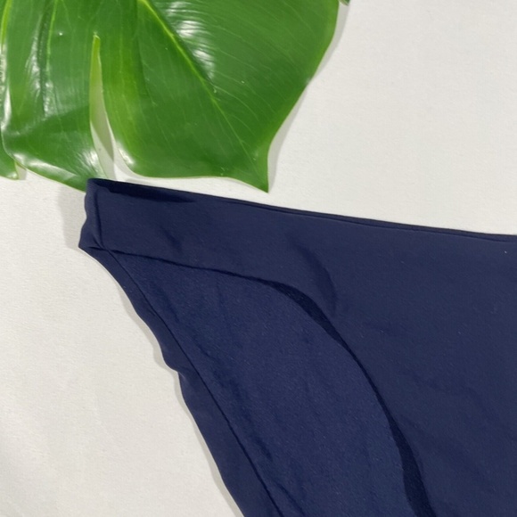 NEW Robin Piccone Ava Classic Bikini‎ Bottoms in Navy Blue [ Small ] - Picture 5 of 11